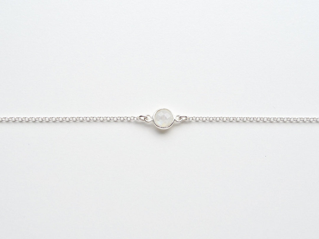 Delicate Dots: Mondstein Armband | vergoldet, rosévergoldet, silber