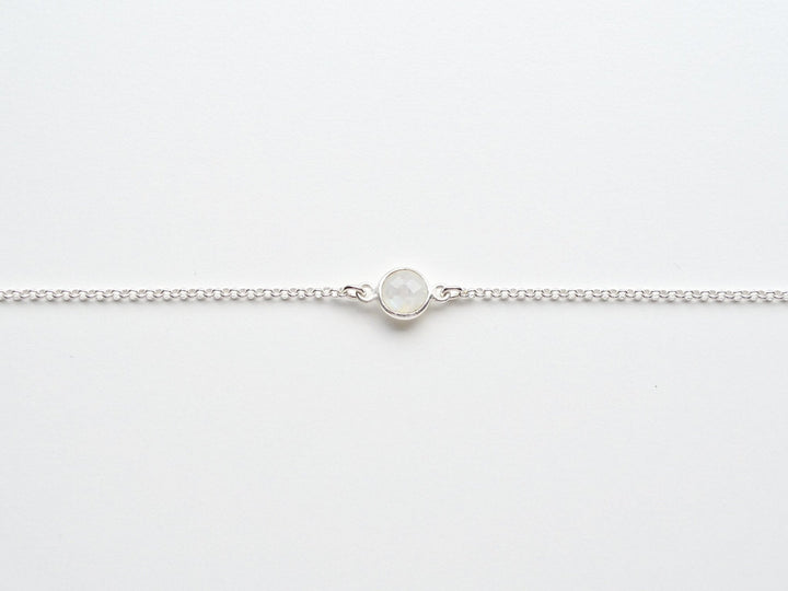 Delicate Dots: Mondstein Armband | vergoldet, rosévergoldet, silber