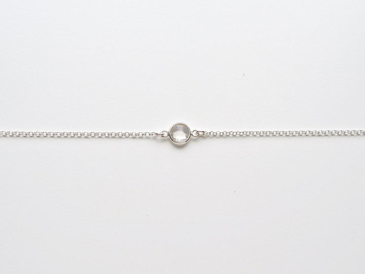 Delicate Dots: Rosenquarz Armband | vergoldet, rosévergoldet, silber