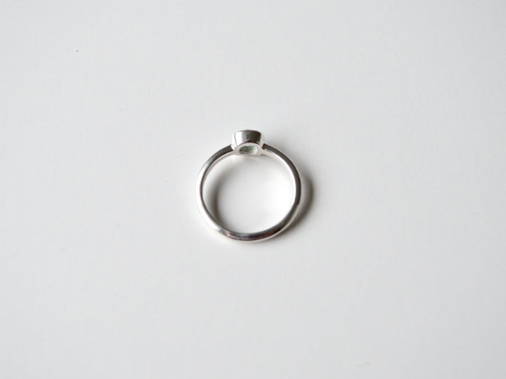 Square Dots: Blauer Topas Ring silber | Gr. 54 & 56